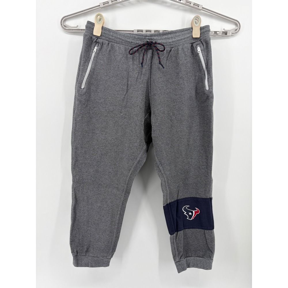 Nike NFL‎ Houston Texans Mens XXL Gray Jogger Sweatpants Zipper Pockets Athletic